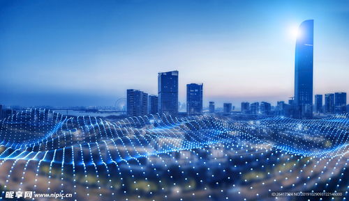 城市現代科技建筑大廈攝影圖