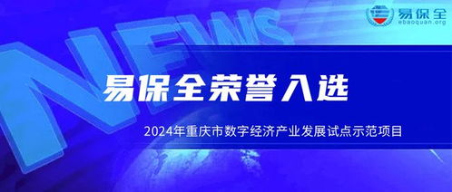 易保全入選2024年重慶市數字經濟產業發展試點示范項目名單，引領重慶軟件產業創新發展